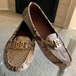 Tory Burch Python Moccasin “Kendrick Driver”